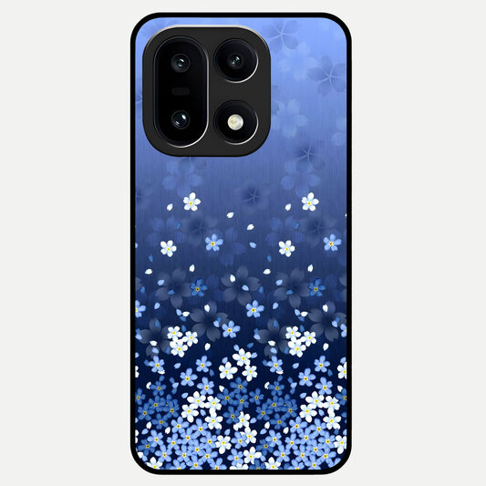  Blue Starry Glass Case For Oneplus 15 back cover – full design glossy printed glass finish