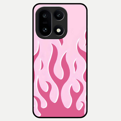  Blush Flame Energy Glass Case For Oneplus 15 back cover – full design glossy printed glass finish