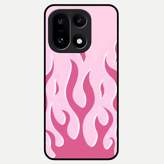  Blush Flame Energy Glass Case For Oneplus 15 back cover – full design glossy printed glass finish