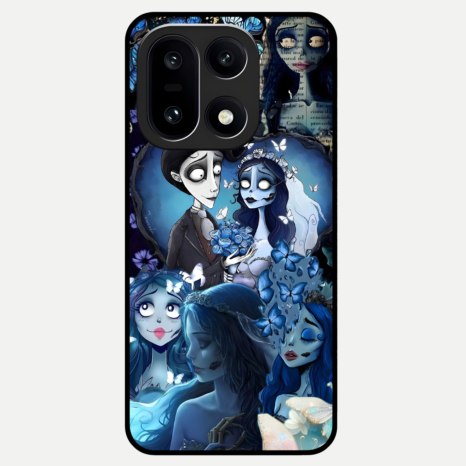  Butterfly Ghost Soul Glass Case For Oneplus 15 back cover – full design glossy printed glass finish
