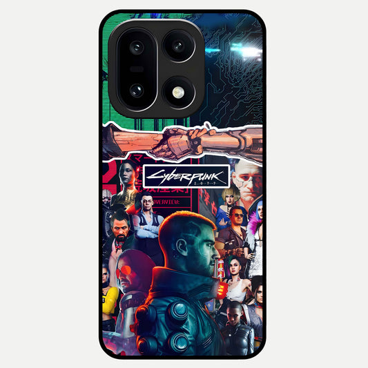  CYBERPUNK Legacy Glass Case For Oneplus 15 back cover – full design glossy printed glass finish