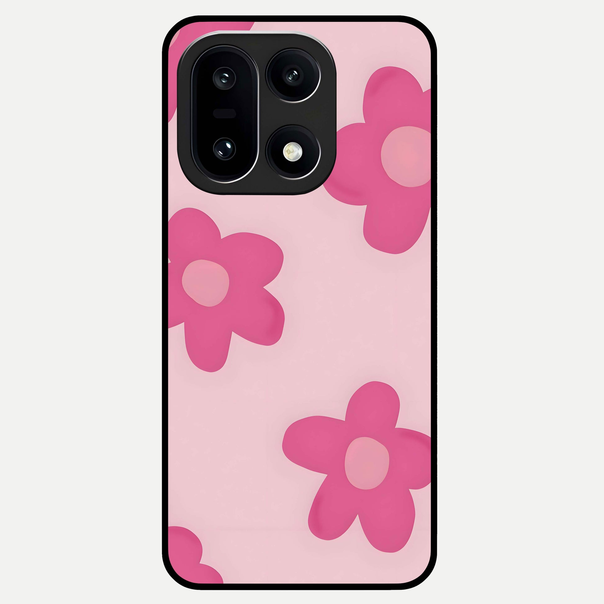  Candy Bloom Dreams Glass Case For Oneplus 15 back cover – full design glossy printed glass finish