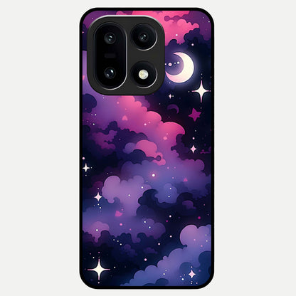  Celestial Moon Magic Glass Case For Oneplus 15 back cover – full design glossy printed glass finish
