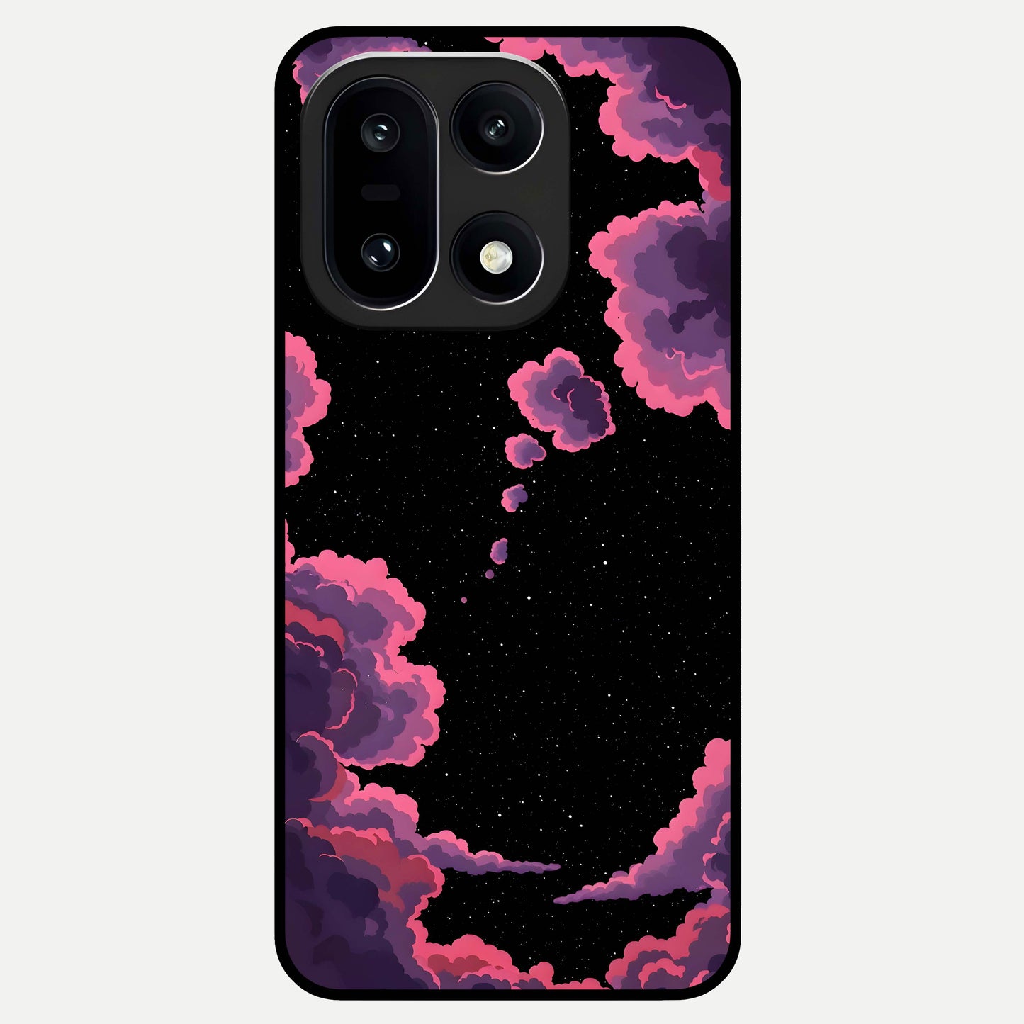  Cosmic Cloud Journey Glass Case For Oneplus 15 back cover – full design glossy printed glass finish