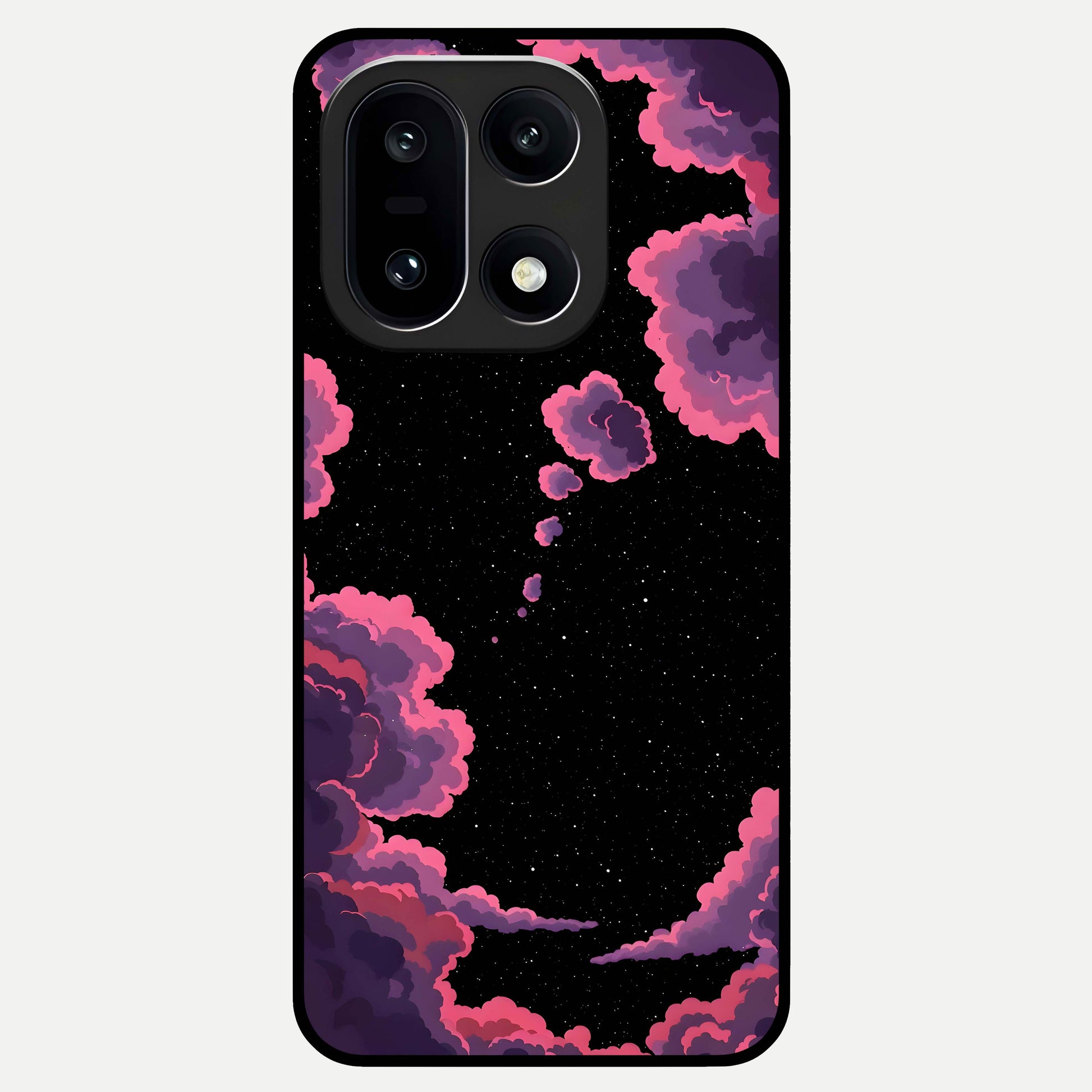  Cosmic Cloud Journey Glass Case For Oneplus 15 back cover – full design glossy printed glass finish