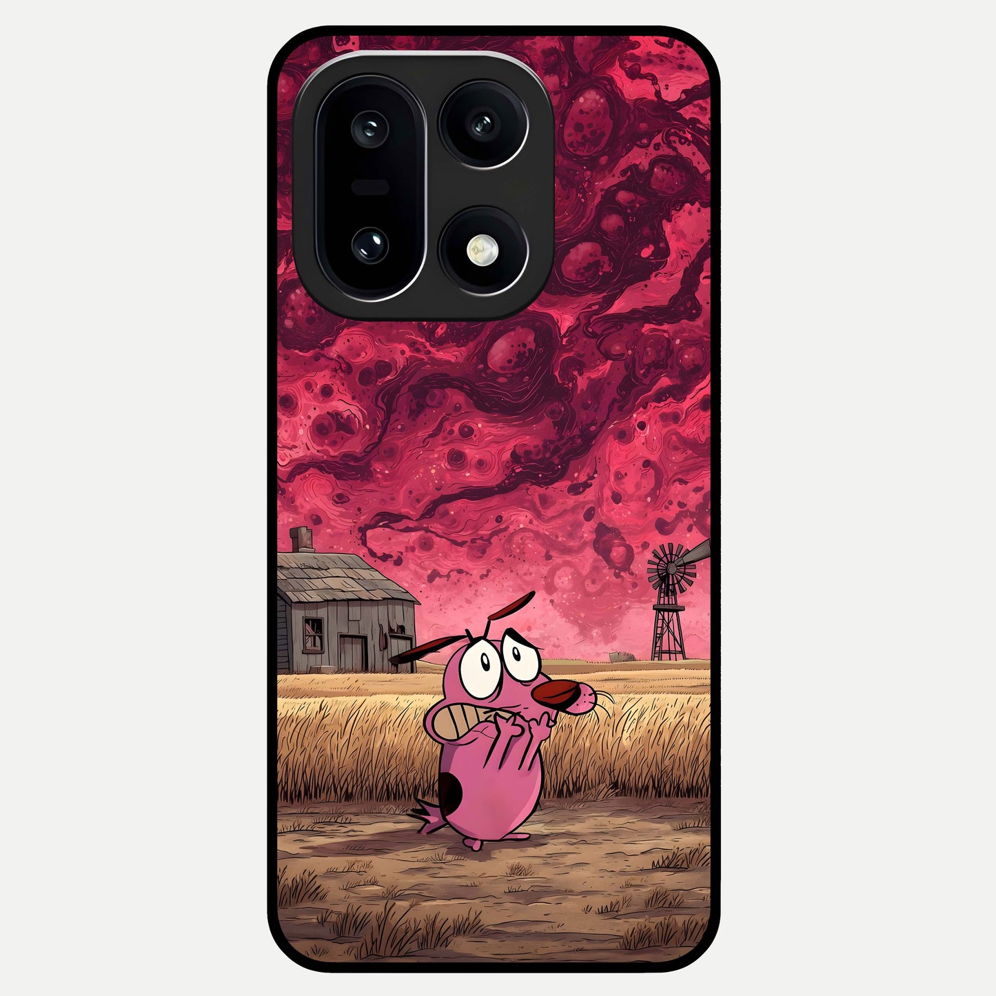  Courage Under Sky Glass Case For Oneplus 15 back cover – full design glossy printed glass finish