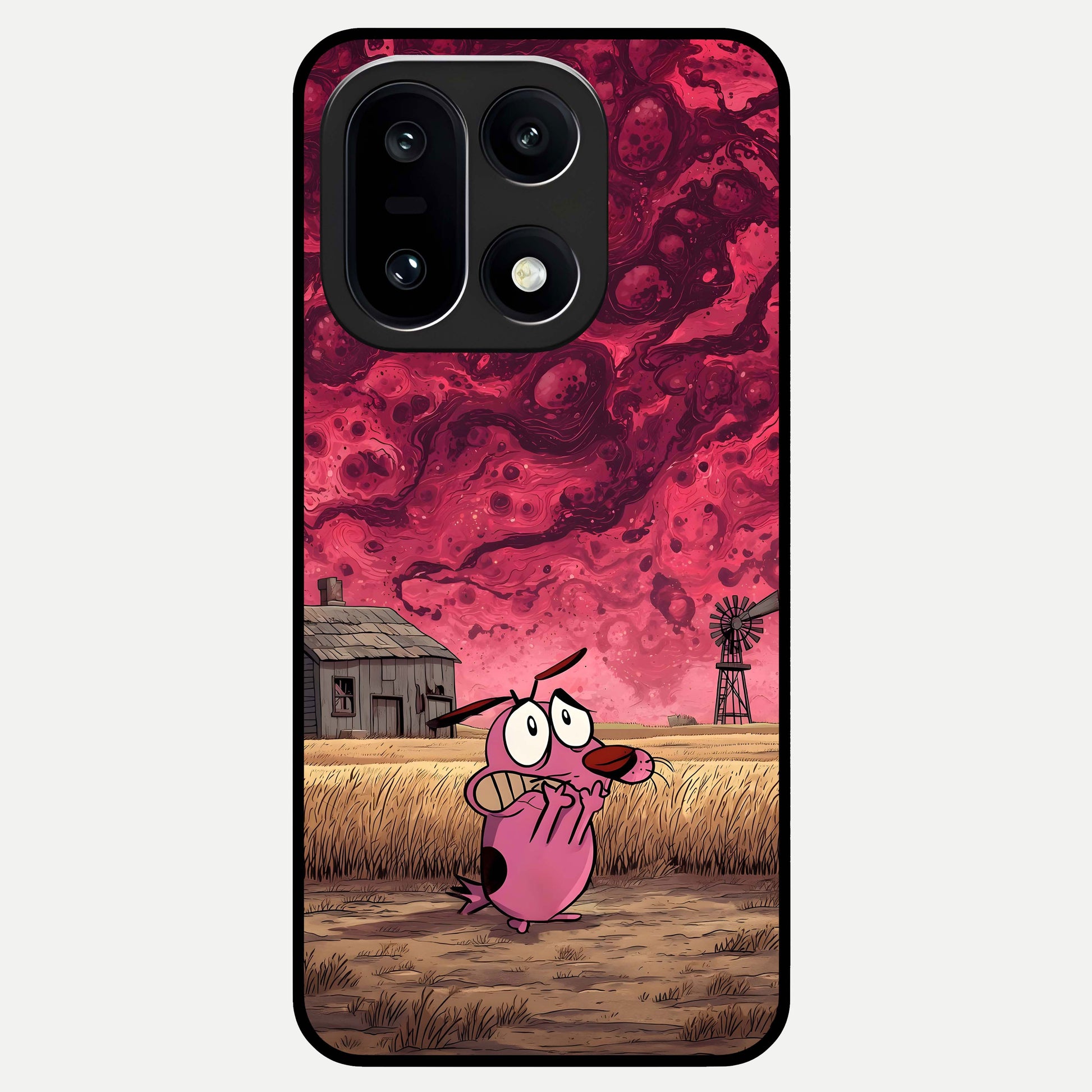  Courage Under Sky Glass Case For Oneplus 15 back cover – full design glossy printed glass finish
