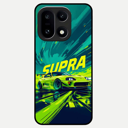  Electric Supra Thunder Glass Case For Oneplus 15 back cover – full design glossy printed glass finish