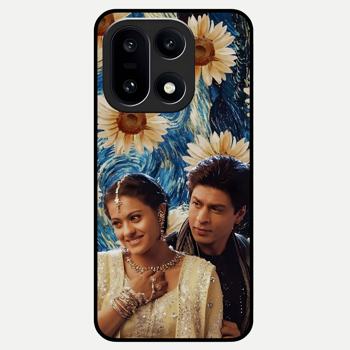  Eternal Love Story Glass Case For Oneplus 15 back cover – full design glossy printed glass finish