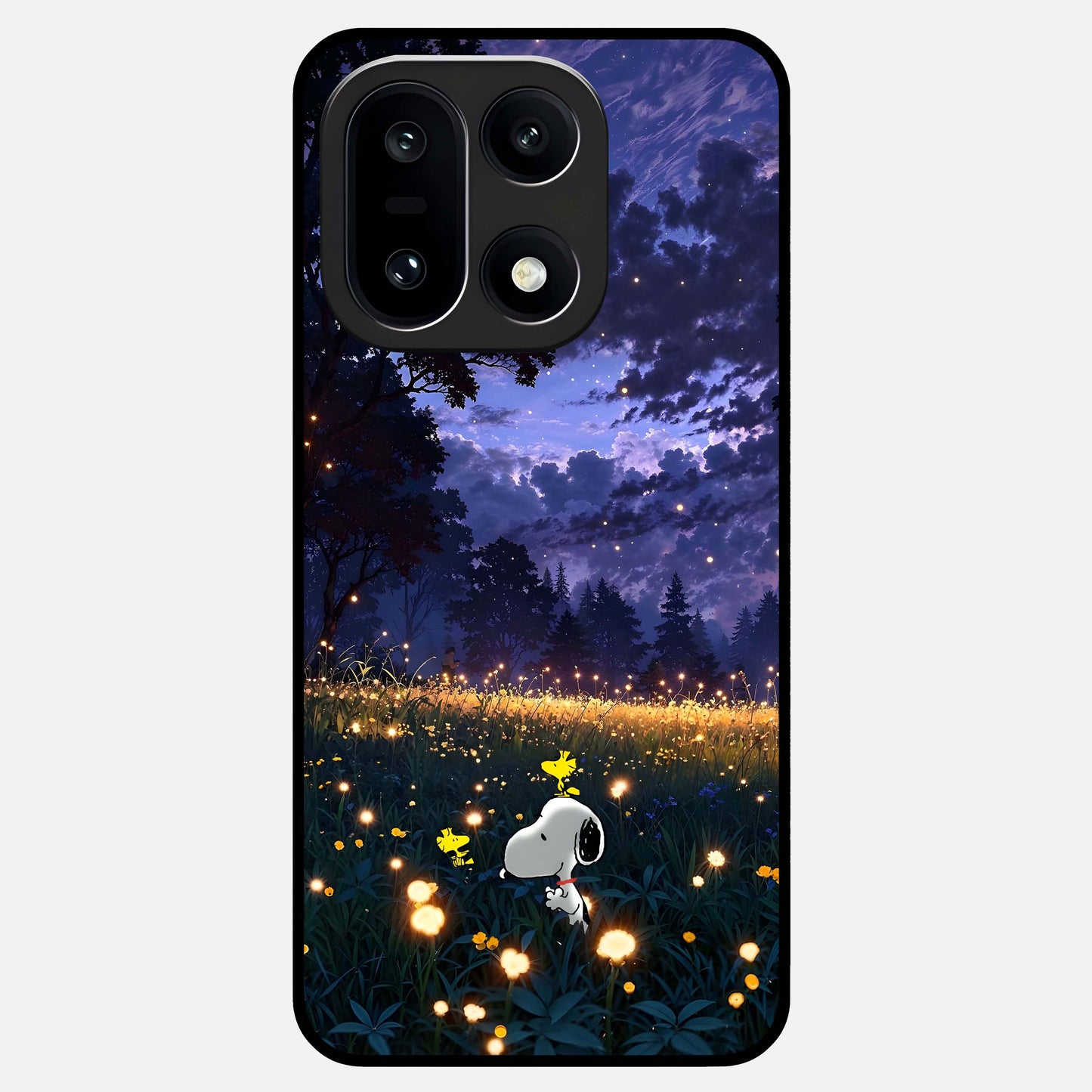  Firefly Meadow Magic Glass Case For Oneplus 15 back cover – full design glossy printed glass finish