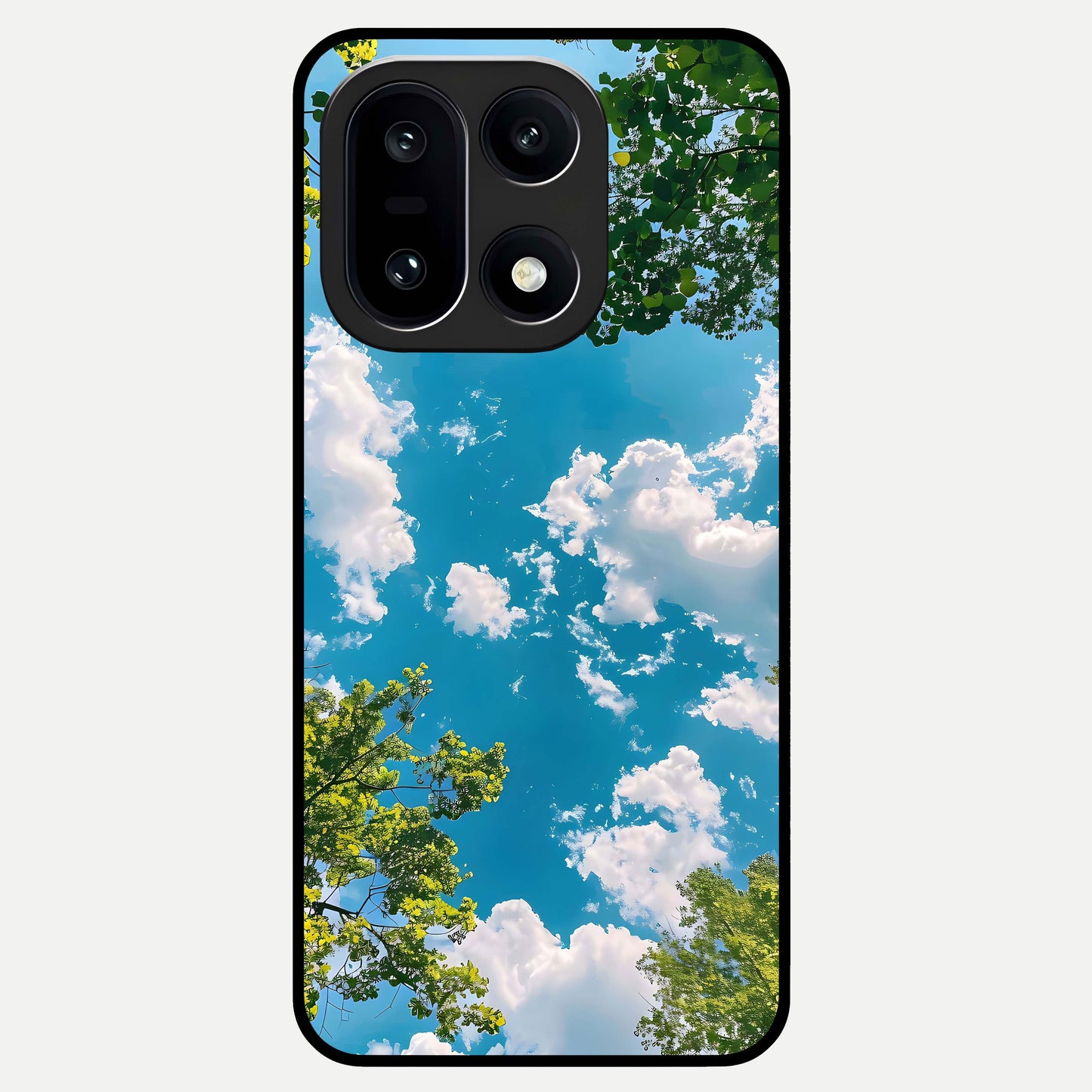  Green Moon Energy Glass Case For Oneplus 15 back cover – full design glossy printed glass finish