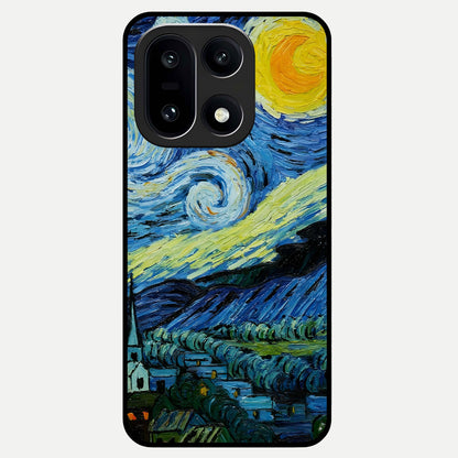  Inspired Van Gogh Art Glass Case For Oneplus 15 back cover – full design glossy printed glass finish