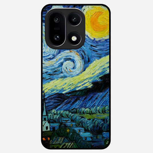  Inspired Van Gogh Art Glass Case For Oneplus 15 back cover – full design glossy printed glass finish