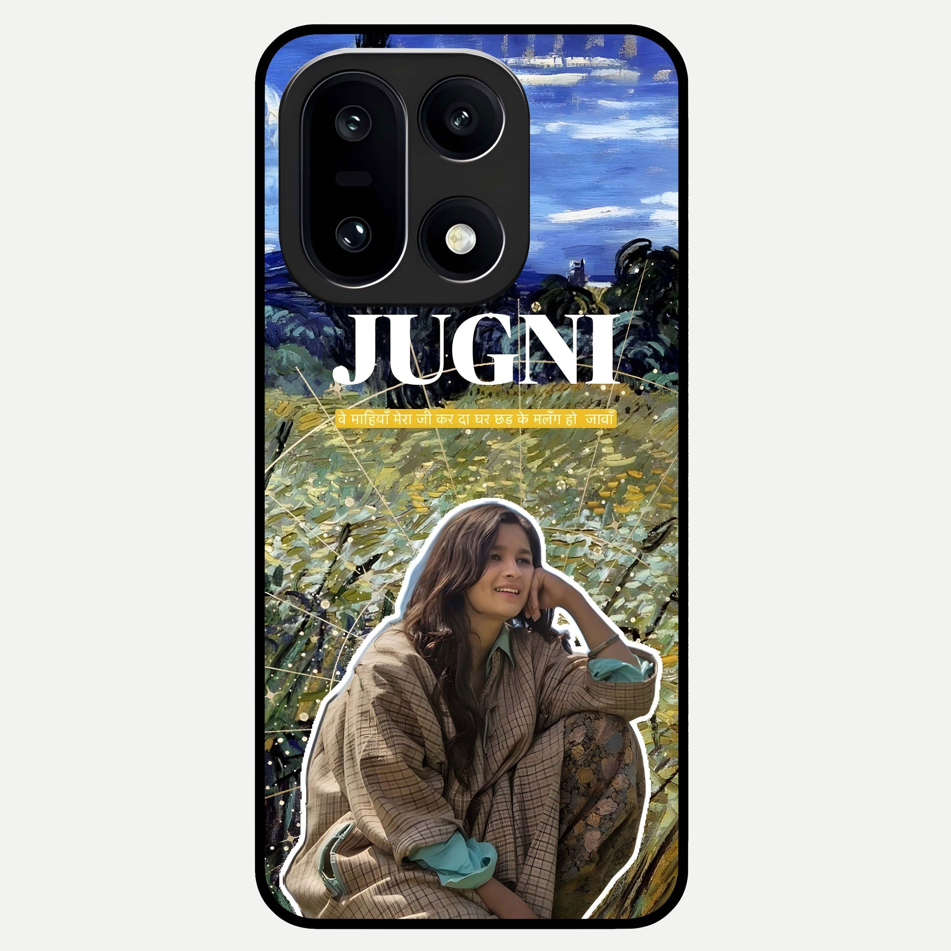  Jugni Soul Vibes Glass Case For Oneplus 15 back cover – full design glossy printed glass finish