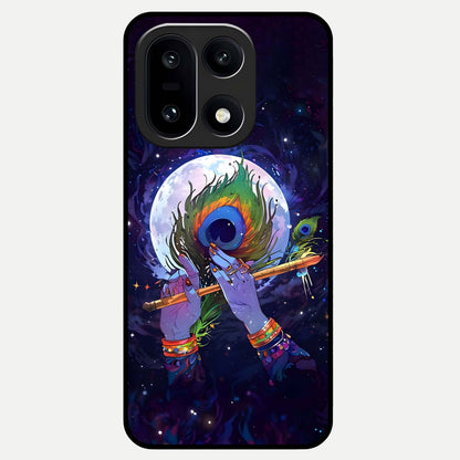  Krishna Hands Art Glass Case For Oneplus 15 back cover – full design glossy printed glass finish