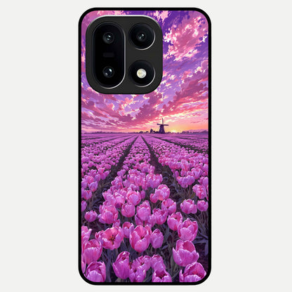  Lavender Dream Skies Glass Case For Oneplus 15 back cover – full design glossy printed glass finish