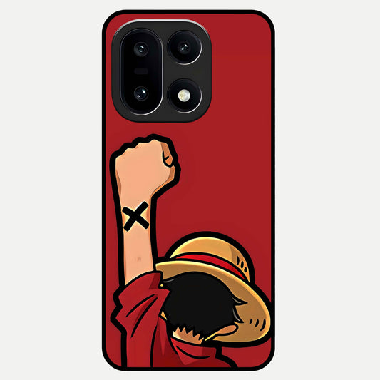  Luffy X Spirit Glass Case For Oneplus 15 back cover – full design glossy printed glass finish