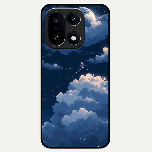  Moon Dream Haze Glass Case For Oneplus 15 back cover – full design glossy printed glass finish