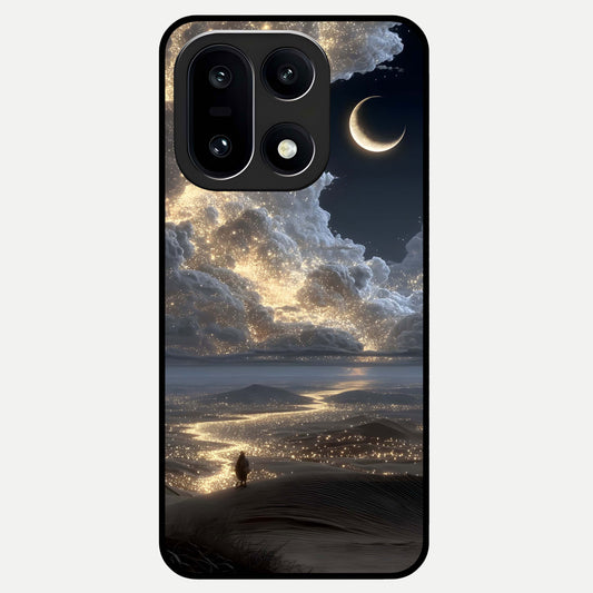 Moonlight Spark Path Glass Case For Oneplus 15 back cover – full design glossy printed glass finish