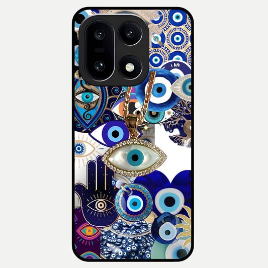  Mystic Charm Eye Glass Case For Oneplus 15 back cover – full design glossy printed glass finish