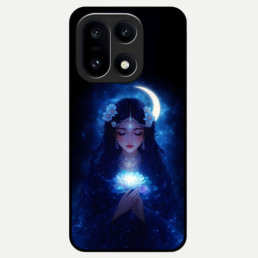  Mystic Moon Queen Glass Case For Oneplus 15 back cover – full design glossy printed glass finish