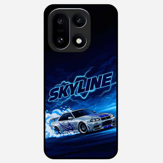  Neon Drift Beast Glass Case For Oneplus 15 back cover – full design glossy printed glass finish