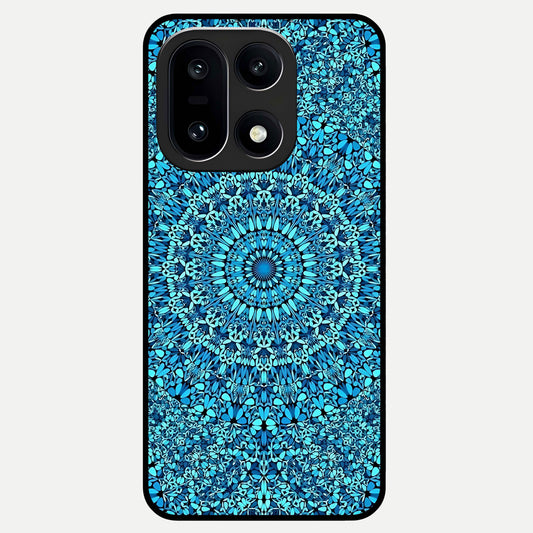  Ocean Bloom Mandala Glass Case For Oneplus 15 back cover – full design glossy printed glass finish