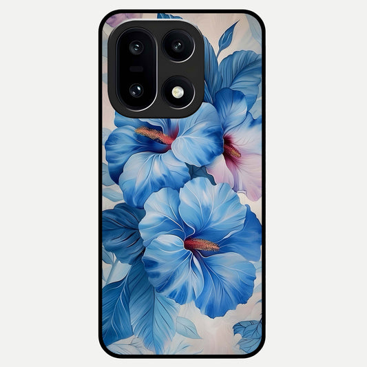  Ocean Hibiscus Grace Glass Case For Oneplus 15 back cover – full design glossy printed glass finish