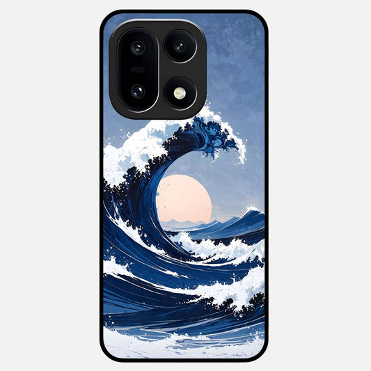  Rising Tide Power Glass Case For Oneplus 15 back cover – full design glossy printed glass finish