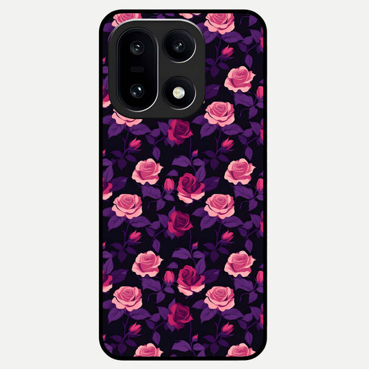  Rose Garden Twilight Glass Case For Oneplus 15 back cover – full design glossy printed glass finish