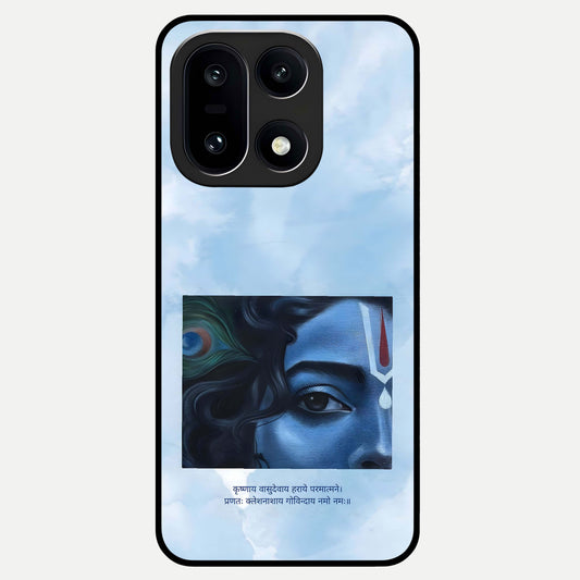  Spiritual Krishna Glass Case For Oneplus 15 back cover – full design glossy printed glass finish