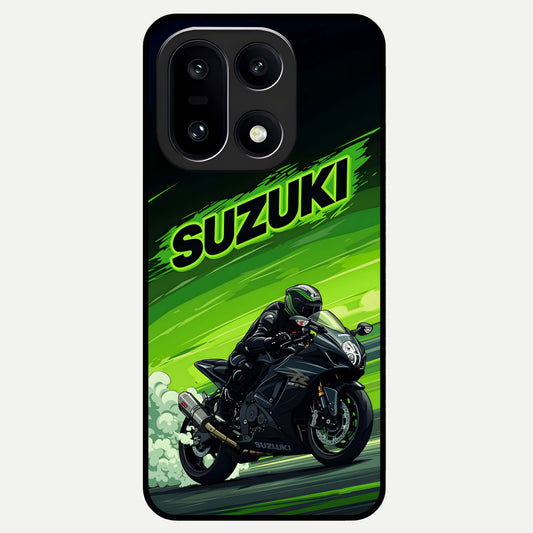  Suzuki Speed Beast Glass Case For Oneplus 15 back cover – full design glossy printed glass finish