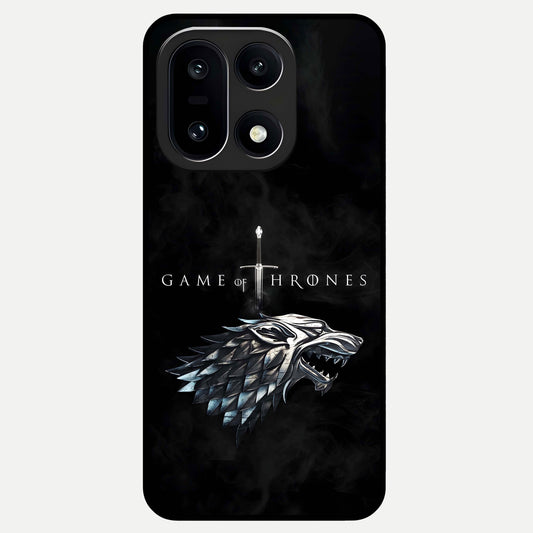  Throne Wolf Legacy Glass Case For Oneplus 15 back cover – full design glossy printed glass finish