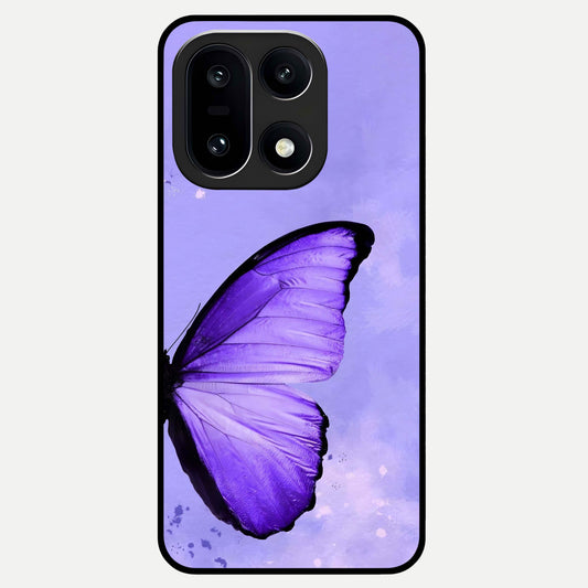  Violet Dream Wing Glass Case For Oneplus 15 back cover – full design glossy printed glass finish