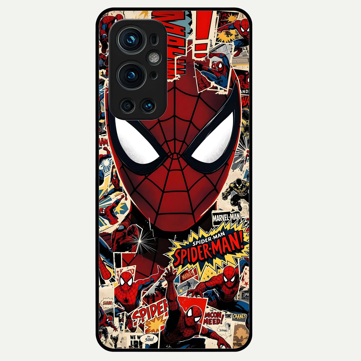  Aesthetic Wonder Spider Glass Case For OnePlus 9 Pro back cover – full design glossy printed glass finish