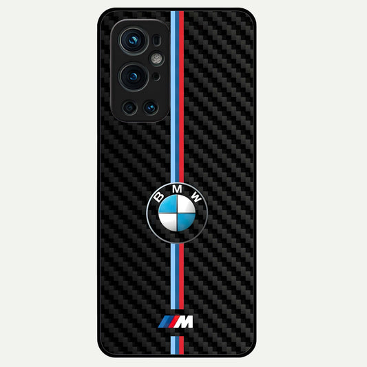  BMW Pattern Glass Case For OnePlus 9 Pro back cover – full design glossy printed glass finish