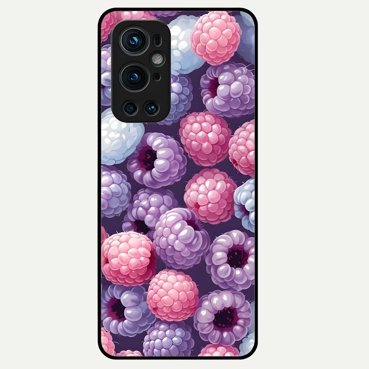  Berry Candy Pop Glass Case For OnePlus 9 Pro back cover – full design glossy printed glass finish