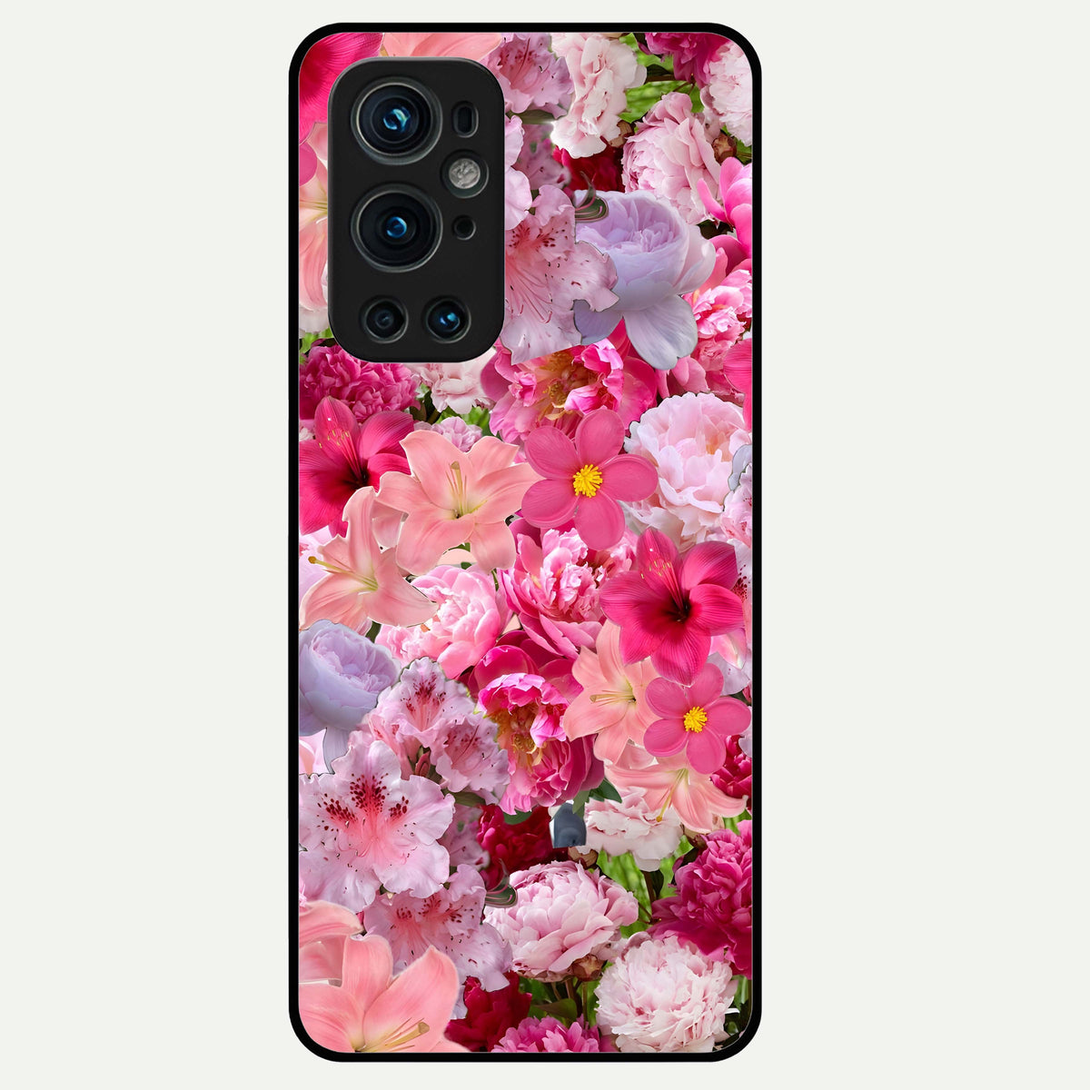  Bloom Crush Fantasy Glass Case For OnePlus 9 Pro back cover – full design glossy printed glass finish