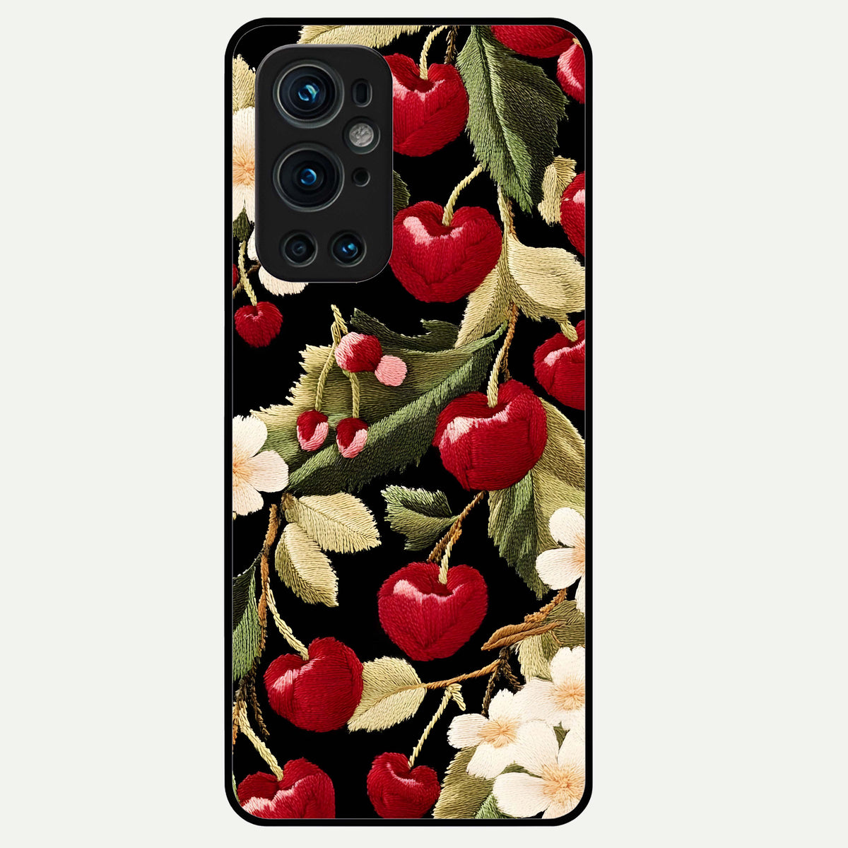  Blooming Spendor Bird Glass Case For OnePlus 9 Pro back cover – full design glossy printed glass finish