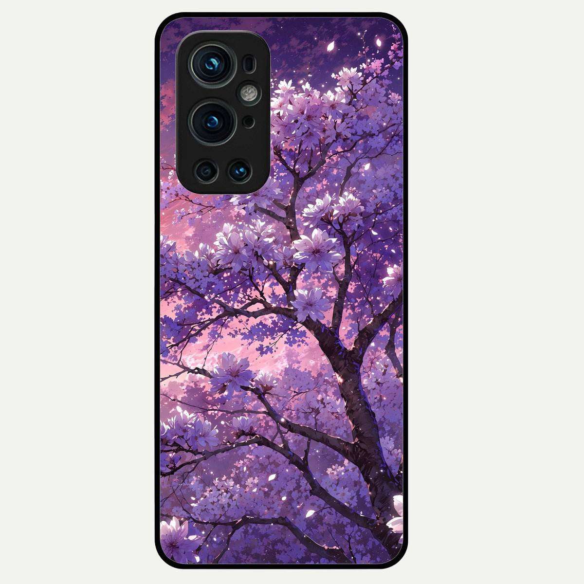  Blossom Tree Glass Case For OnePlus 9 Pro back cover – full design glossy printed glass finish