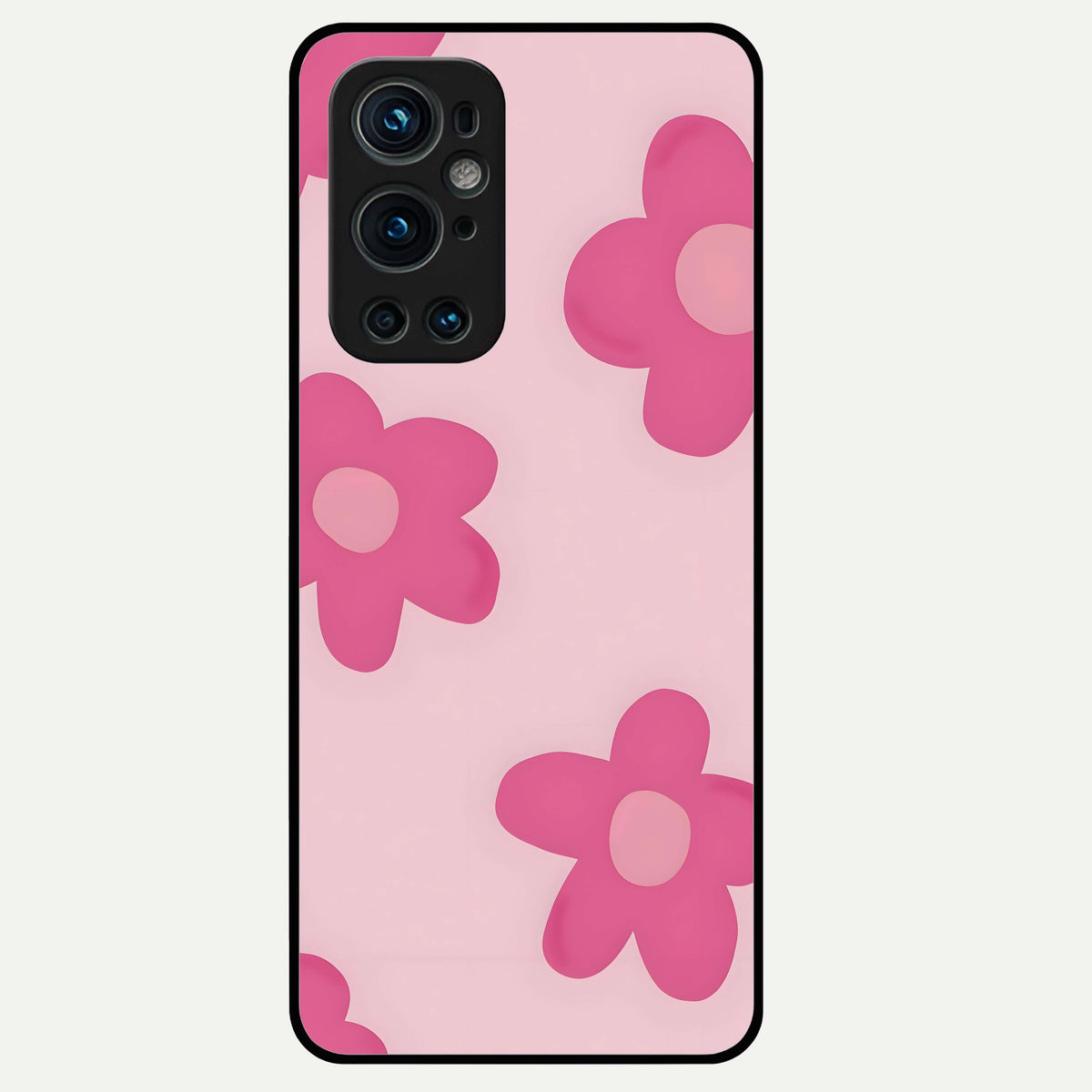  Candy Bloom Dreams Glass Case For OnePlus 9 Pro back cover – full design glossy printed glass finish