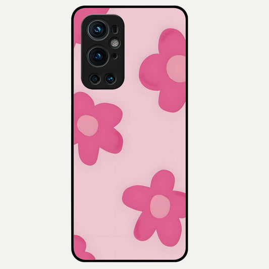  Candy Bloom Dreams Glass Case For OnePlus 9 Pro back cover – full design glossy printed glass finish