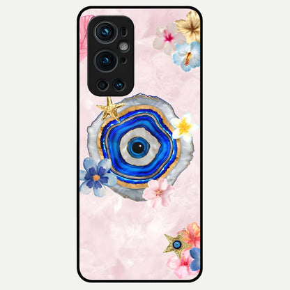  Divine Aura Bloom Glass Case For OnePlus 9 Pro back cover – full design glossy printed glass finish