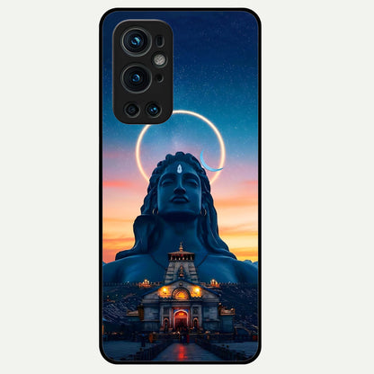  Eternal Shiva Aura Glass Case For OnePlus 9 Pro back cover – full design glossy printed glass finish