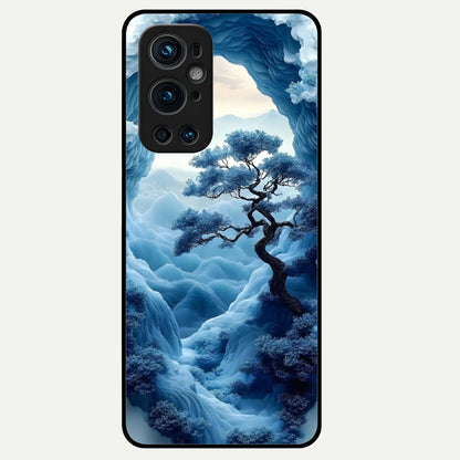  Frozen Serenity Gate Glass Case For OnePlus 9 Pro back cover – full design glossy printed glass finish