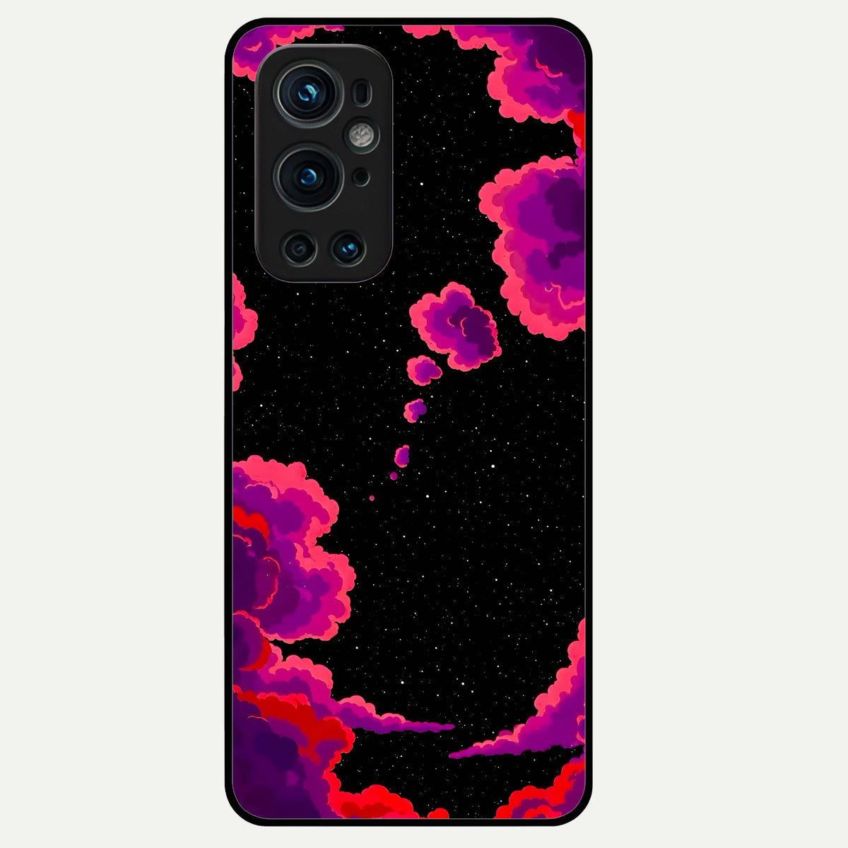  Galaxy Dream Frame Glass Case For OnePlus 9 Pro back cover – full design glossy printed glass finish