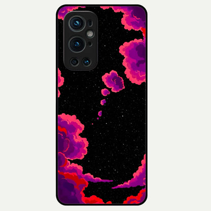  Galaxy Dream Frame Glass Case For OnePlus 9 Pro back cover – full design glossy printed glass finish