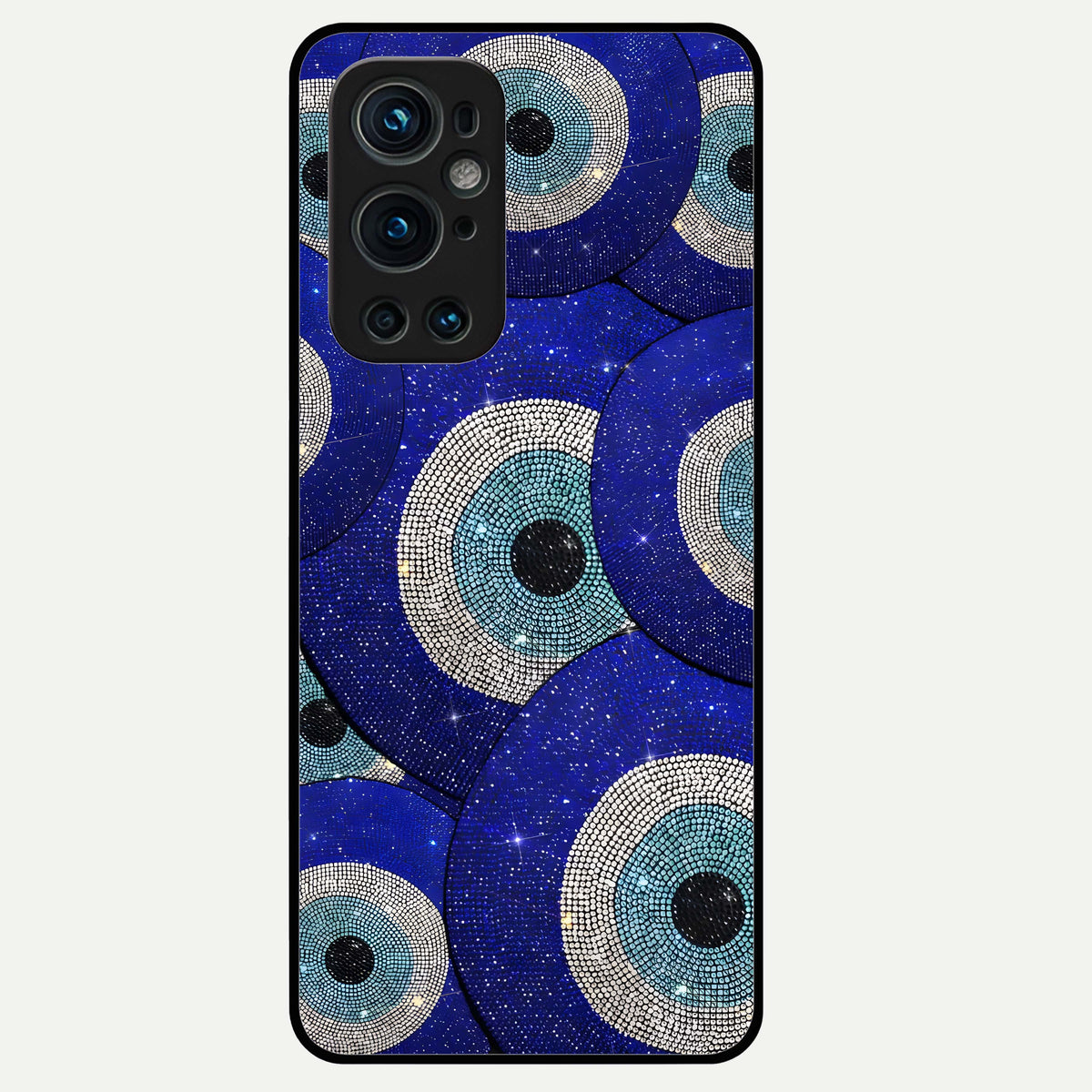  Galaxy Eye Flow Glass Case For OnePlus 9 Pro back cover – full design glossy printed glass finish