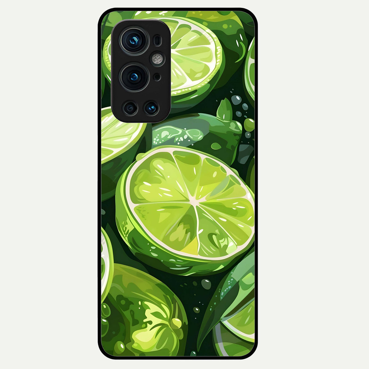  Green Kawasaki Glass Case For OnePlus 9 Pro back cover – full design glossy printed glass finish