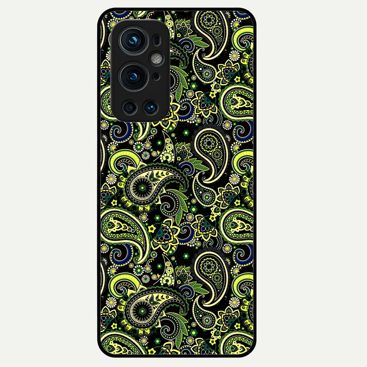  Green Lemon Glass Case For OnePlus 9 Pro back cover – full design glossy printed glass finish